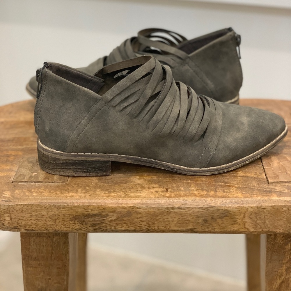 Grey booties